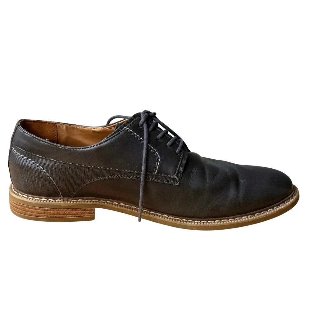 Sonoma vitalize ortholite Menʻs Dark Gray‎ Dress Shoes Lace Up Size 9.5